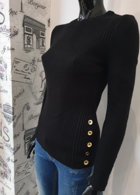 Пуловер ARLETA черен