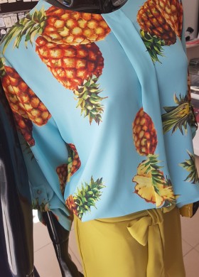 Риза с ананаси