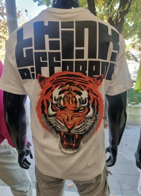 Тениска TIGER бяла